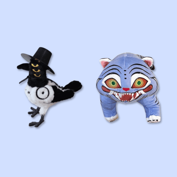 Demon Hunters Bird and Tiger Plush